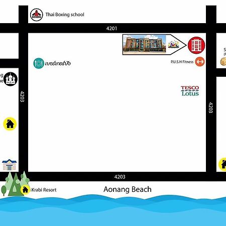 特特里斯酒店 Ao Nang 外观 照片
